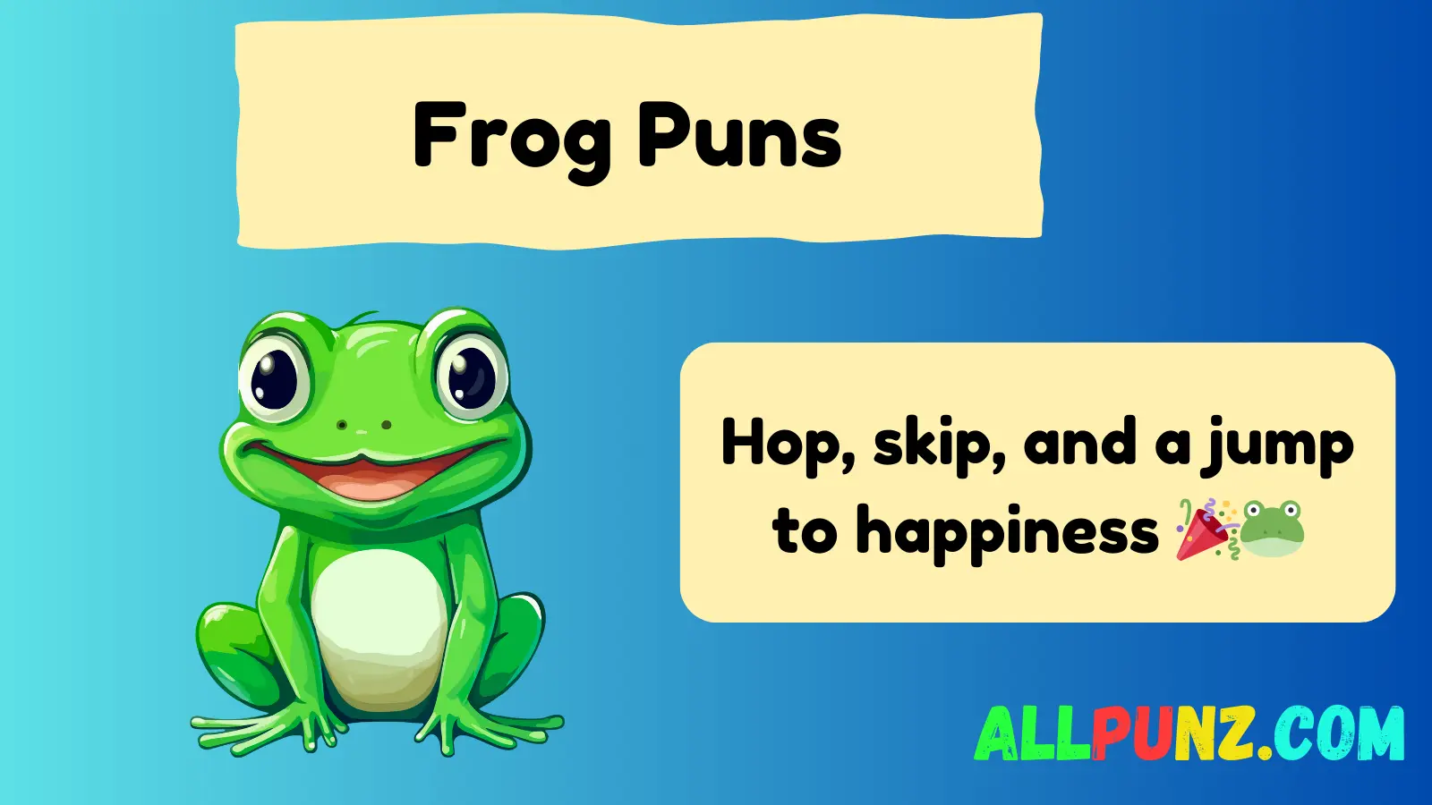 Frog Puns