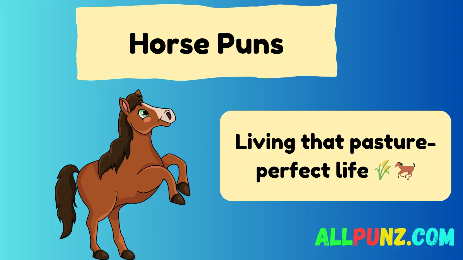 Horse Puns