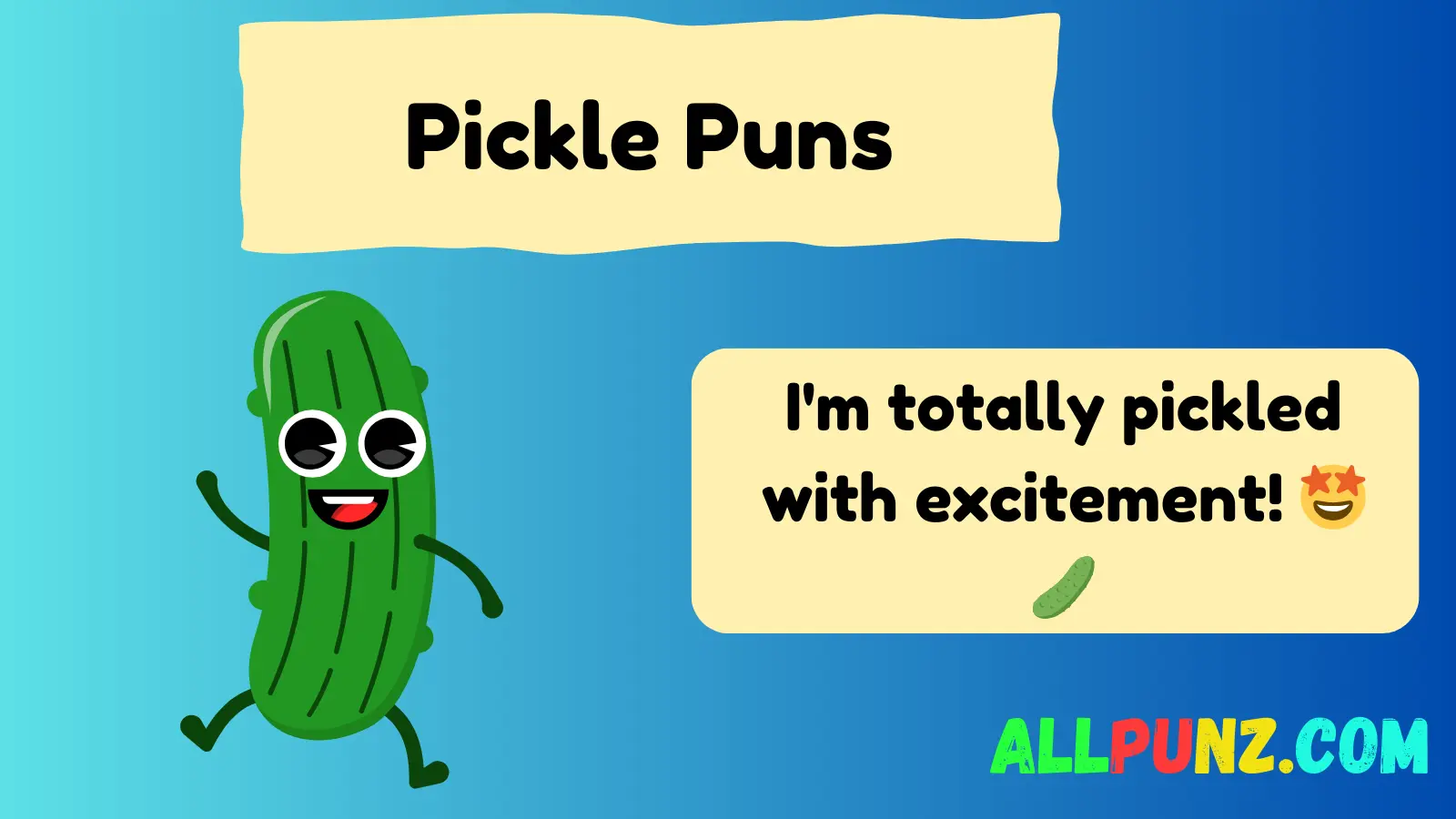 Read more about the article 298+ The Best Pickle Puns That’ll Make You Dill-lighted 2025🥒