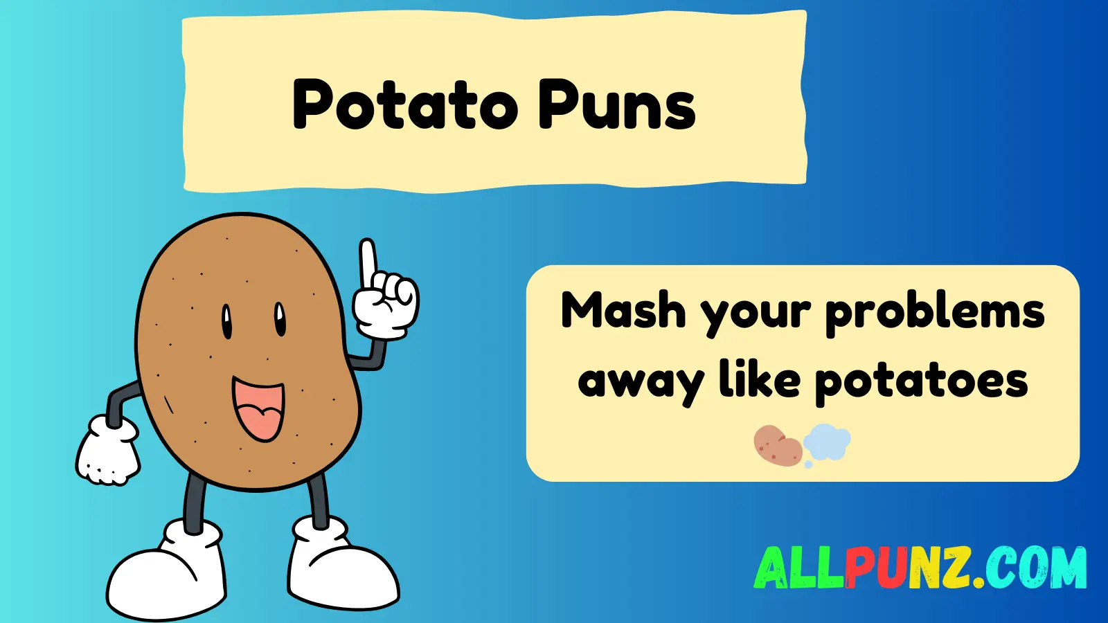 Read more about the article 342+ Hilarious Potato Puns to Mash Up Your Day 2025 🥔✨